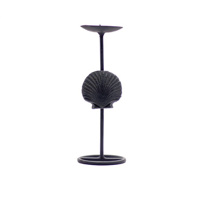 Seashell Iron Candle Stand