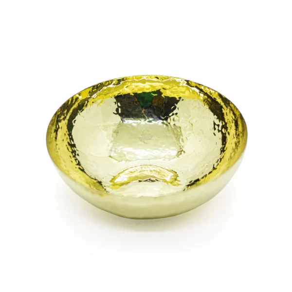 Brass Hammered Bowl